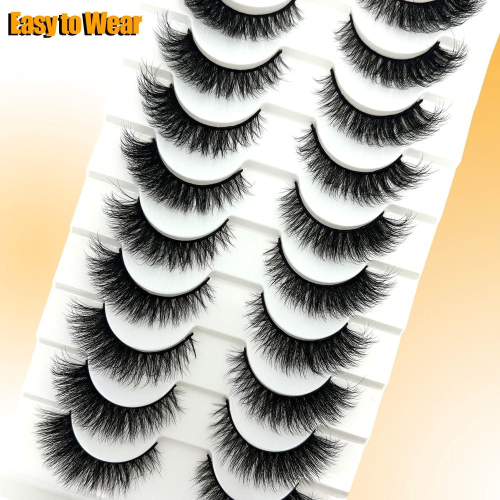 Loladook full-volume fluffy lashes deliver drama for a bold look.