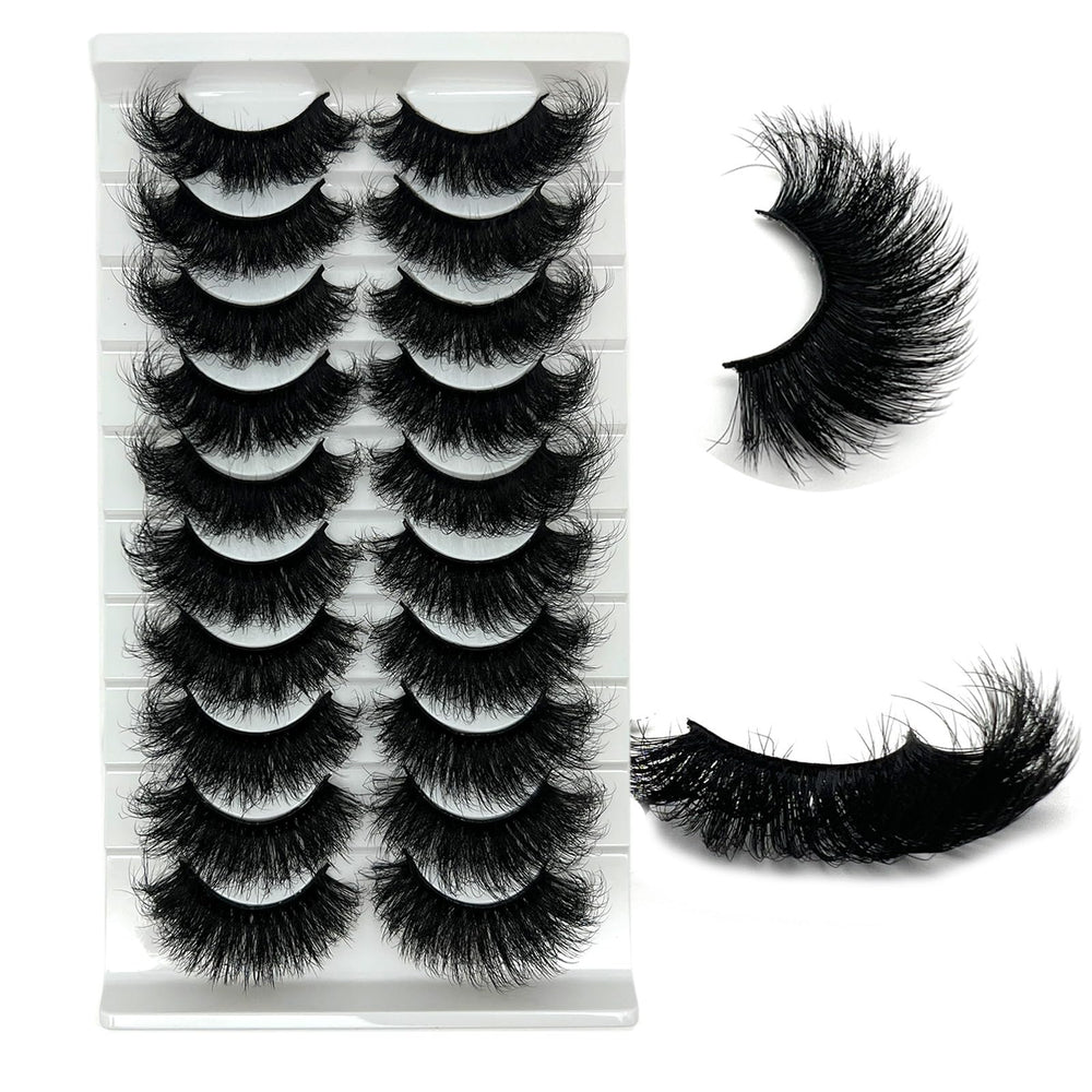 loladook mink lashes 3D fluffy volume for fuller eyes.