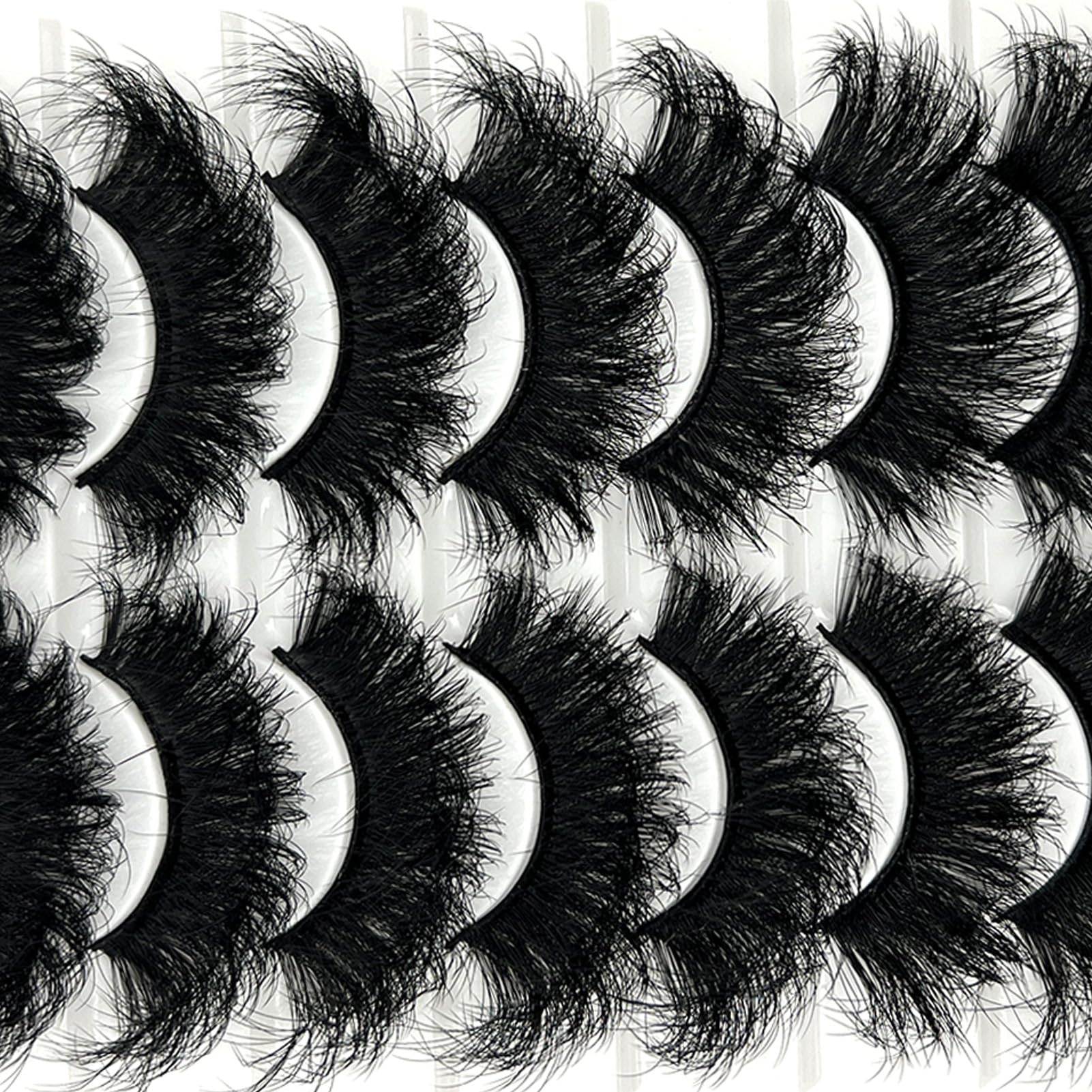 loladook Mink Lashes cat eye full strip for bold, extended lashes