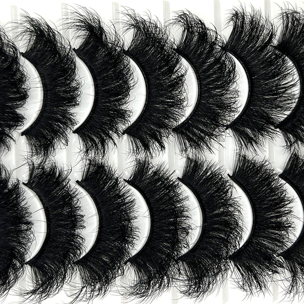 loladook Mink Lashes cat eye full strip for bold, extended lashes