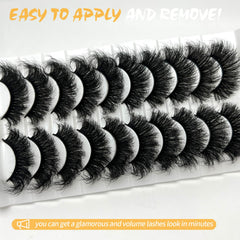 loladook mink lashes dramatic eye-opening effect for evenings.