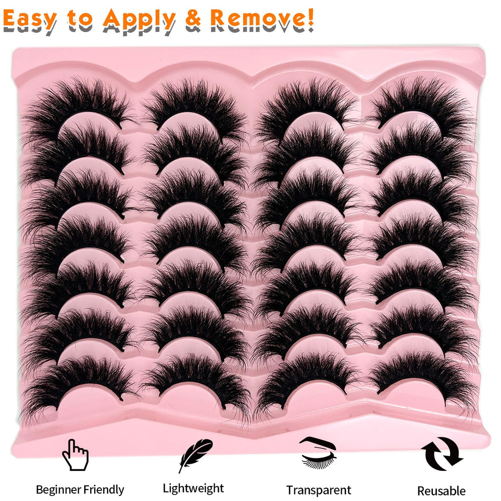 Lightweight faux mink lashes by Loladook for all-day comfort