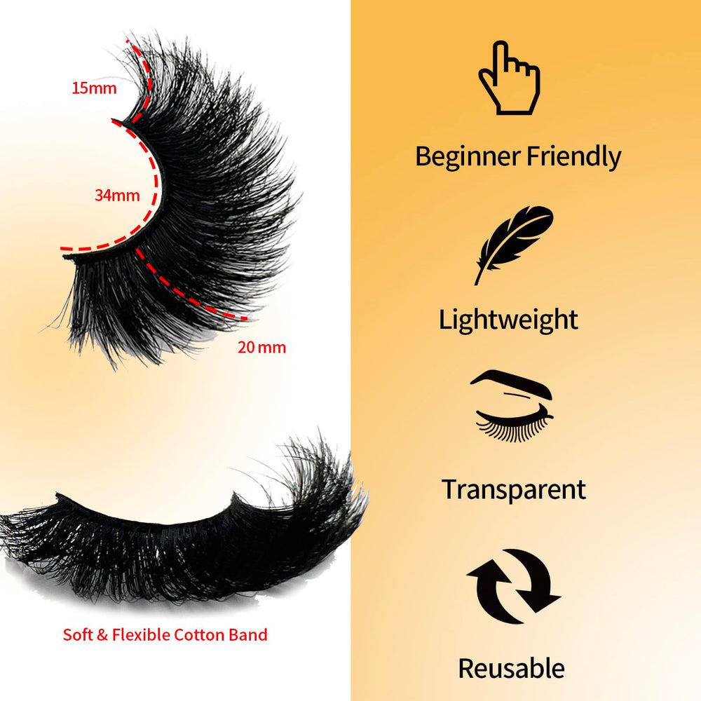 loladook mink lashes wispy 20mm lightweight strip for everyday glam