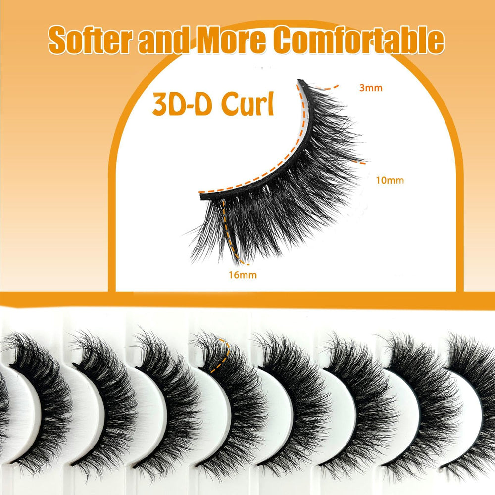 Loladook soft cotton-band lashes feel gentle on lids for all-day wear.