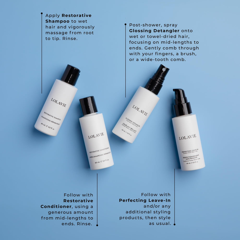 LolaVie Bottle label closeup highlights clean ingredients and premium design.