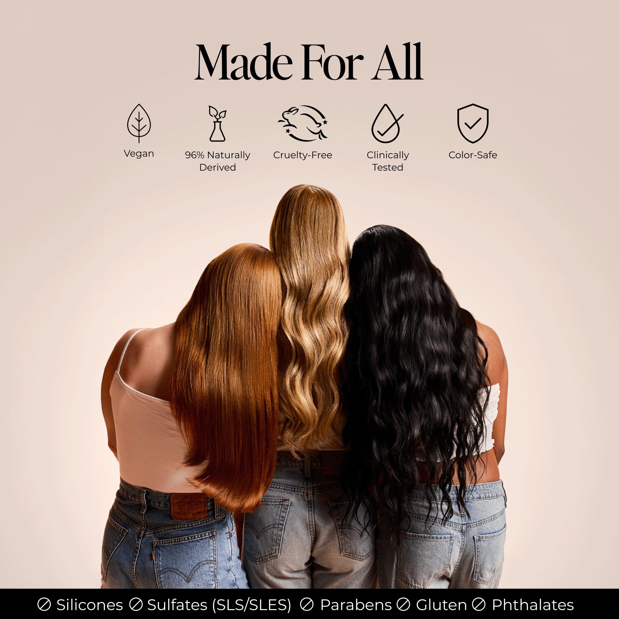Lolavie Restorative Shampoo ingredients include pea peptides for hydration.