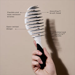 LolaVie Wet Brush Pro Flex Dry with heat-resistant bristles for safer, faster styling