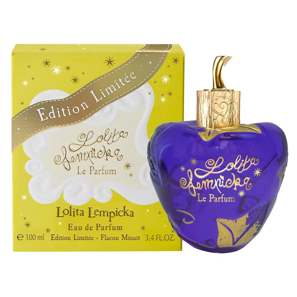 Lolita Lempicka Le Parfum Midnight bottle closeup highlights premium design for collectors.