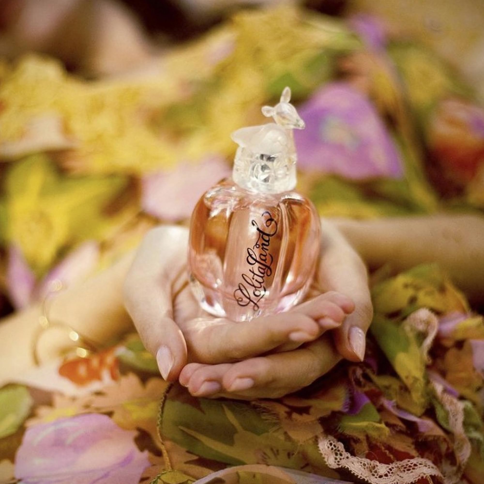 Lolita Lempicka Lolitaland musk-vanilla shot hints lasting warmth and comfort.