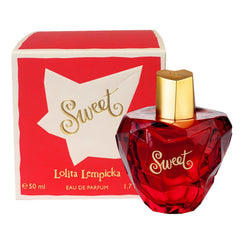 Lolita Lempicka Sweet bottle side highlighting the elegant curves and feminine character.