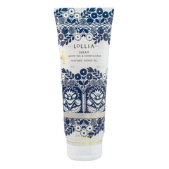 LOLLIA Dream Shower Gel with linden and white tea for pampering skin.