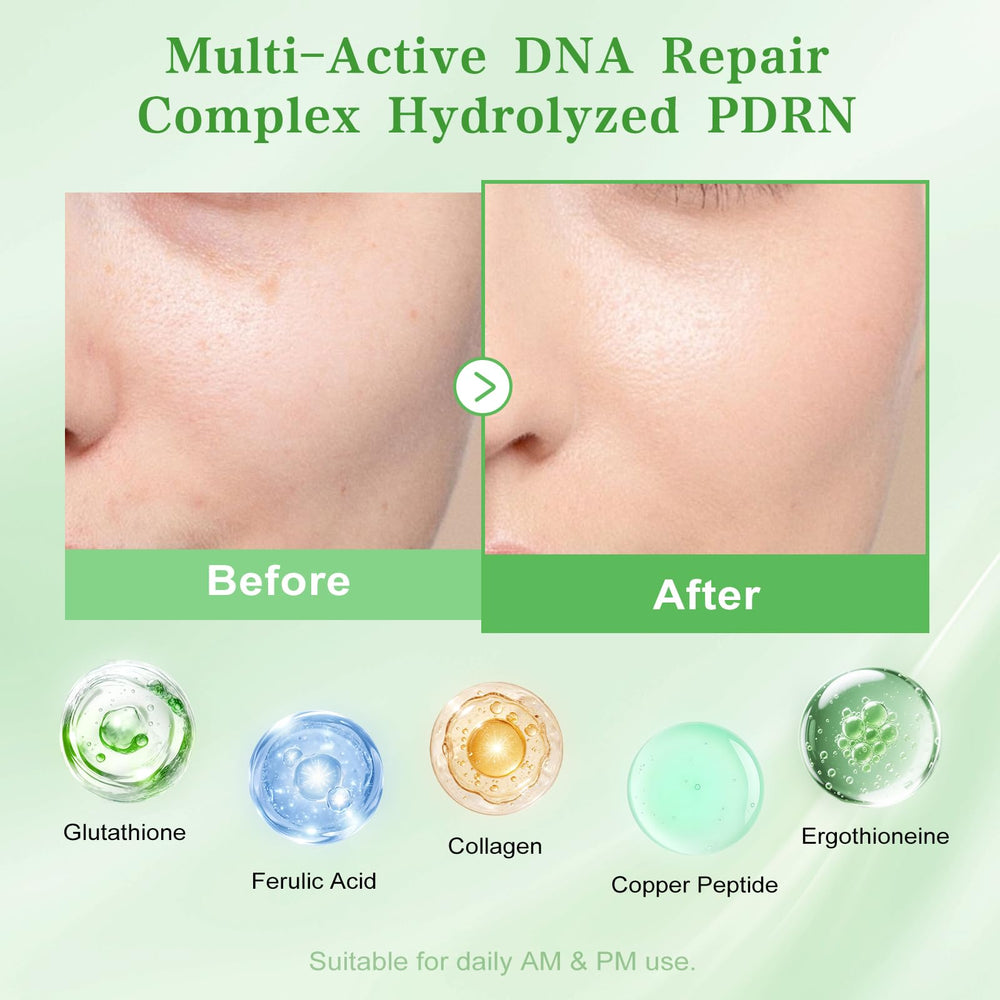 LOLX copper tripeptide-1 application image suggests renewed firmness and smoother texture