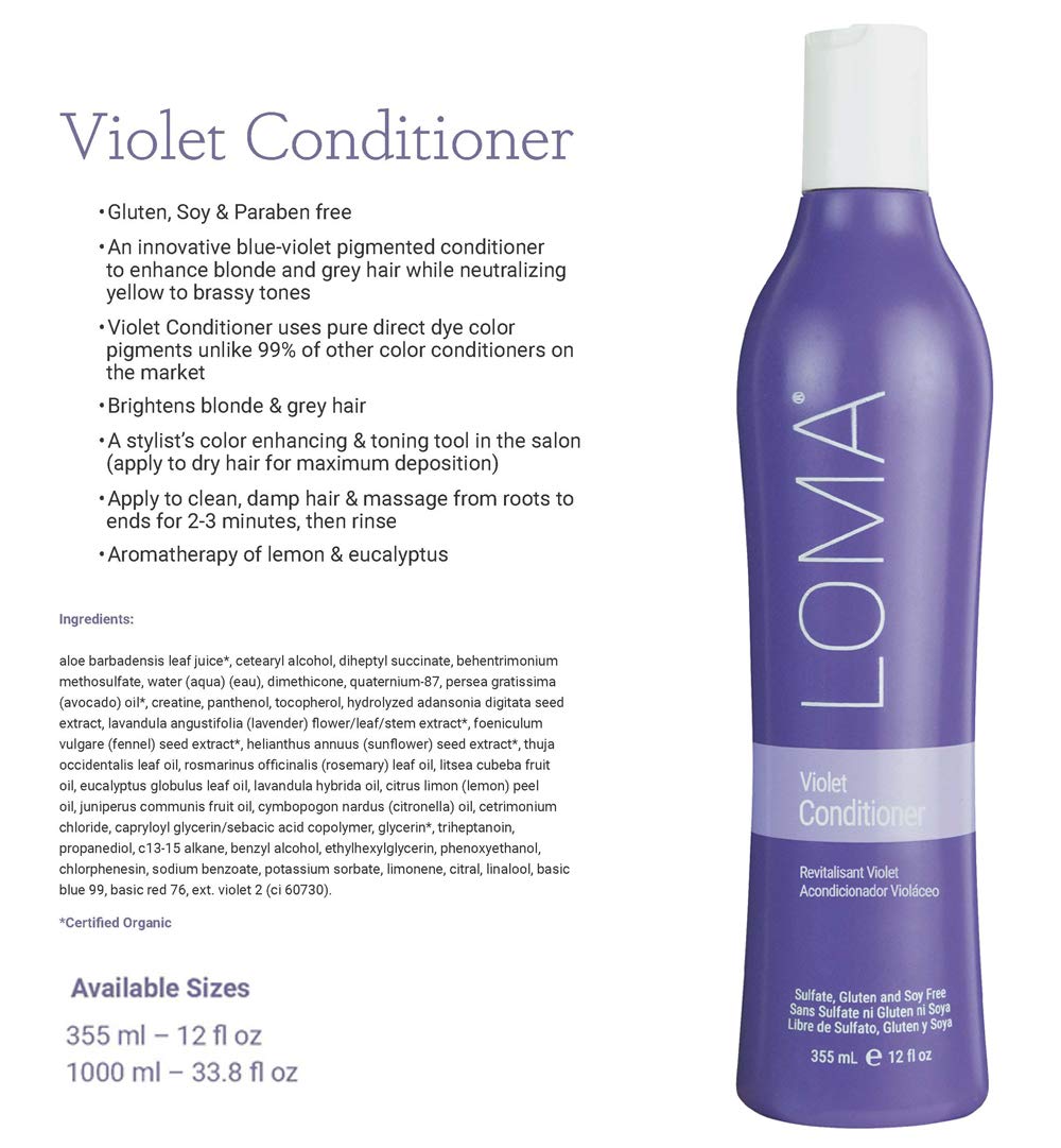 LOMA Duo Pack packaging shows convenient, color-safe hair care