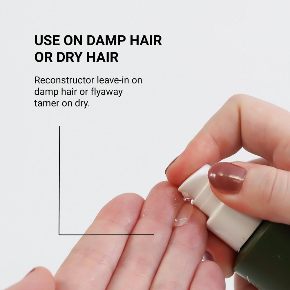 Loma Fortifying Reparative Tonic application on hands demonstrates easy use.