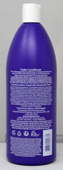 Loma Violet Conditioner label closeup showing gluten-free, sulfate-free formula.