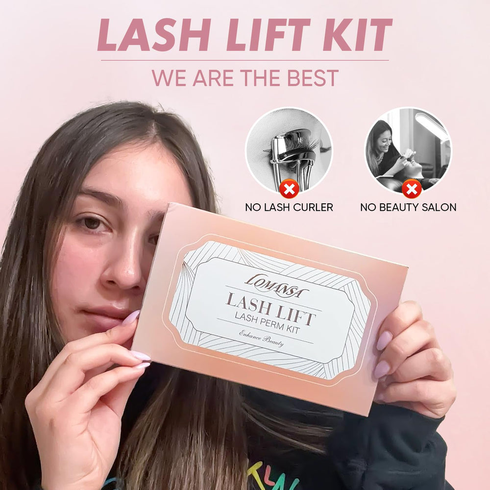 Lomansa finished-look lashes appear natural and lifted