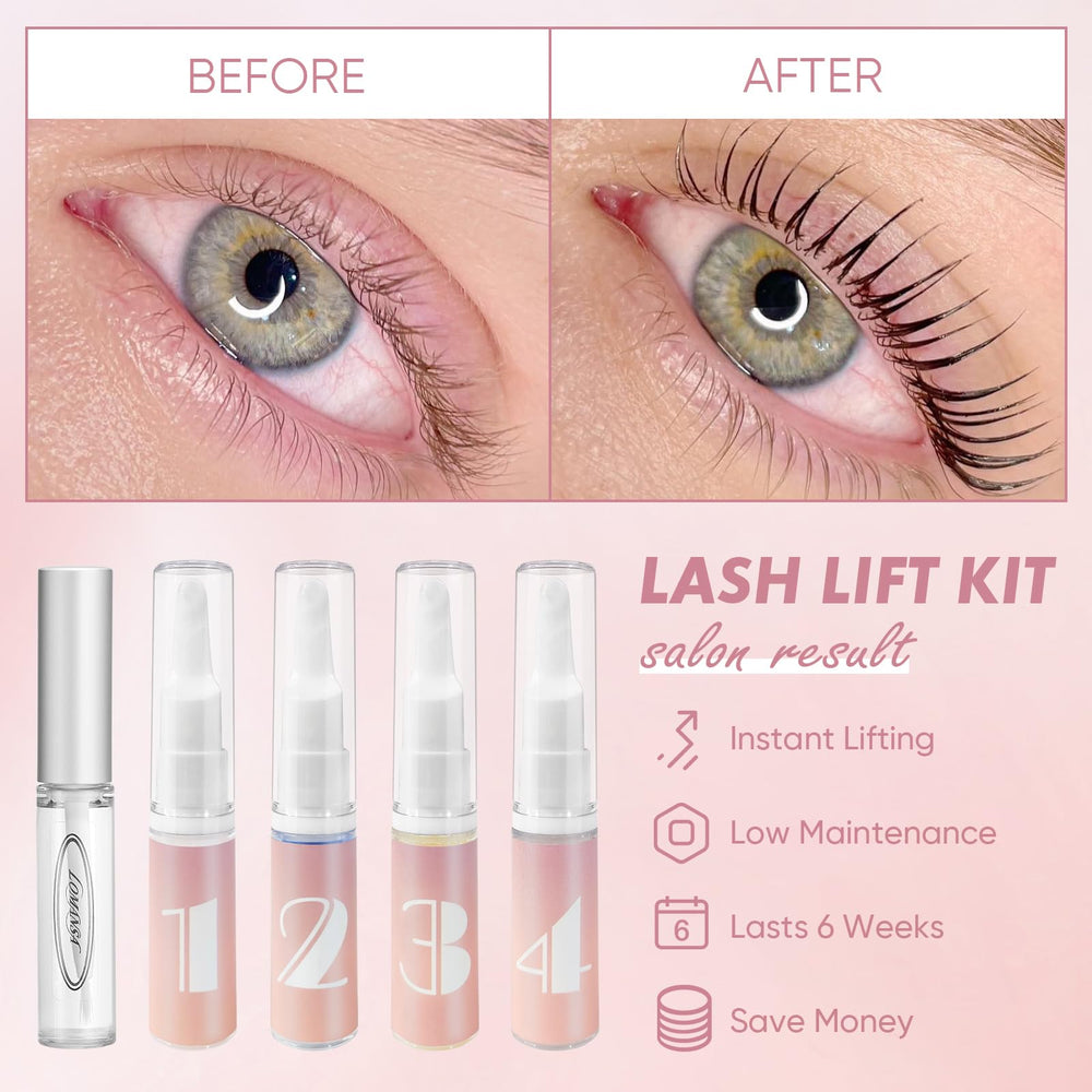 Lomansa lash lift squeeze bottle design preserves freshness and hygiene
