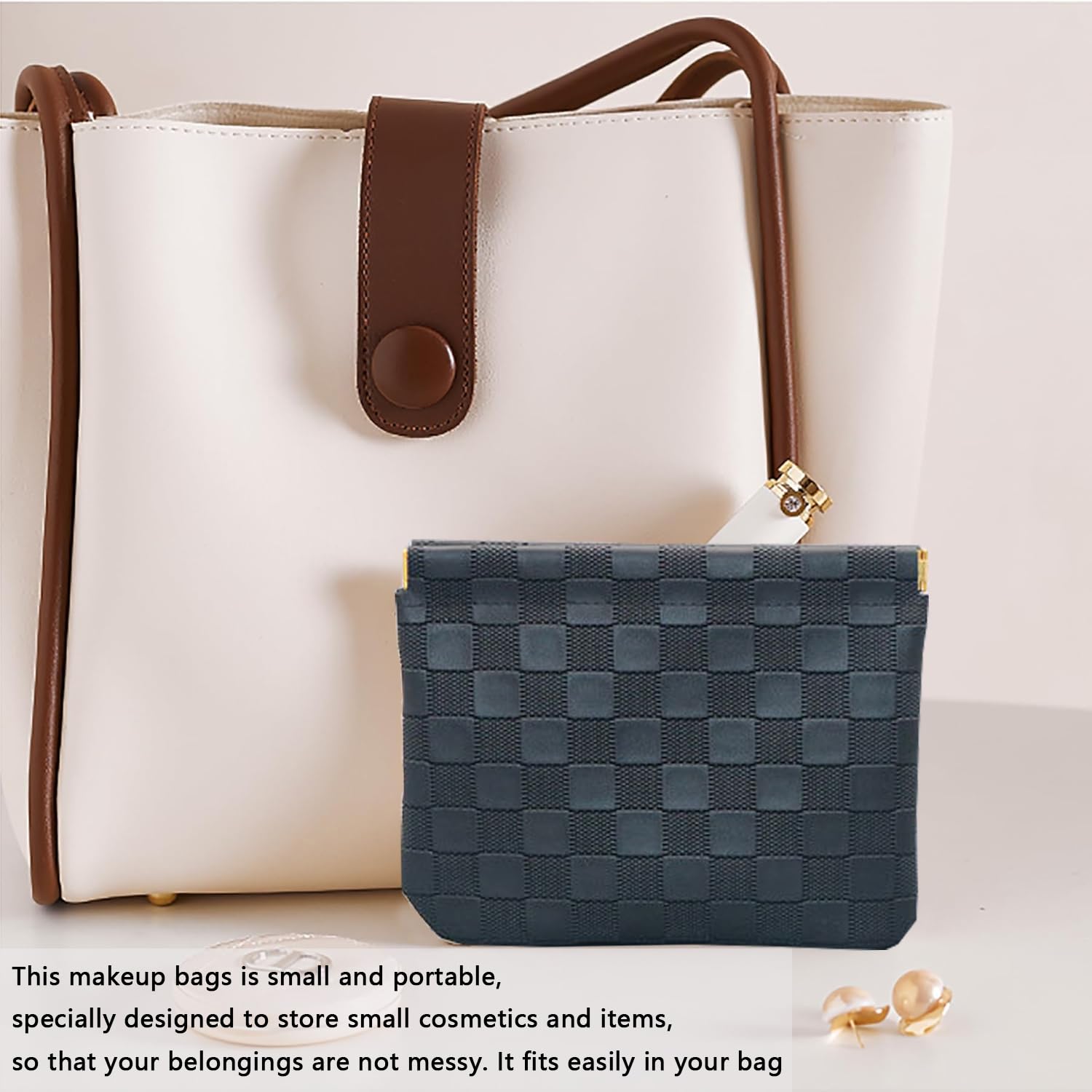 Lomkya multi-functional mini bag for lipsticks, jewelry, or tech items.