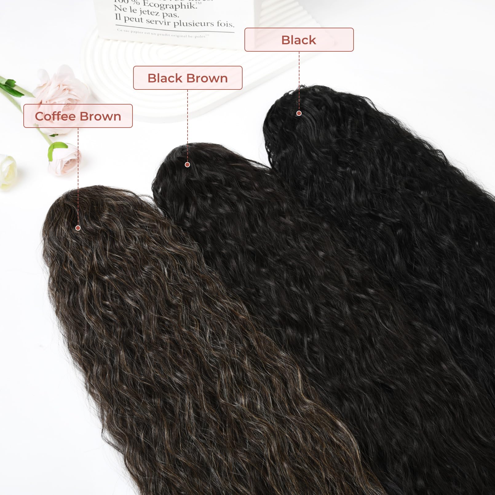 LONAI ponytail extension lightweight design for all-day wear.