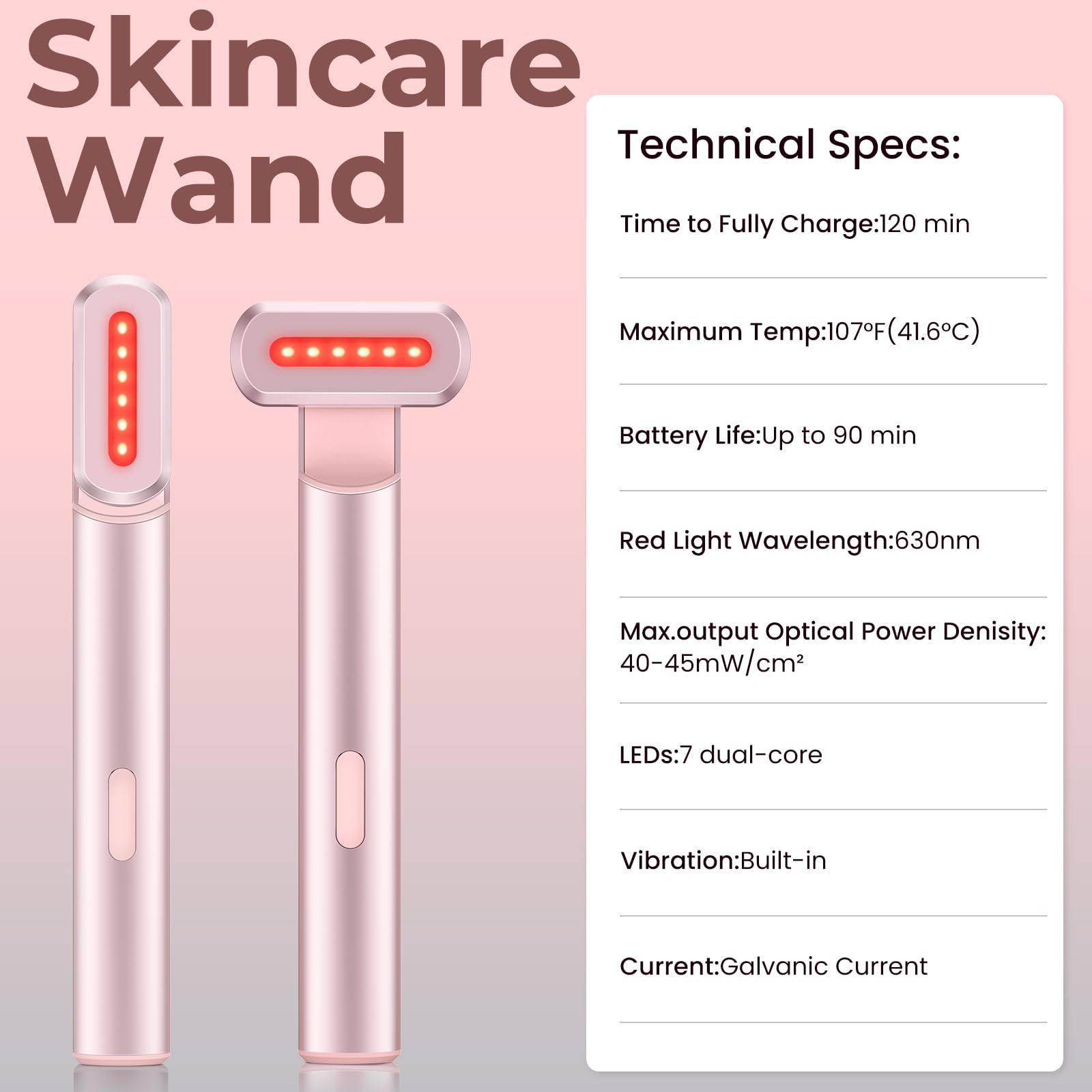 Londxin compact wand with travel case for on-the-go skincare
