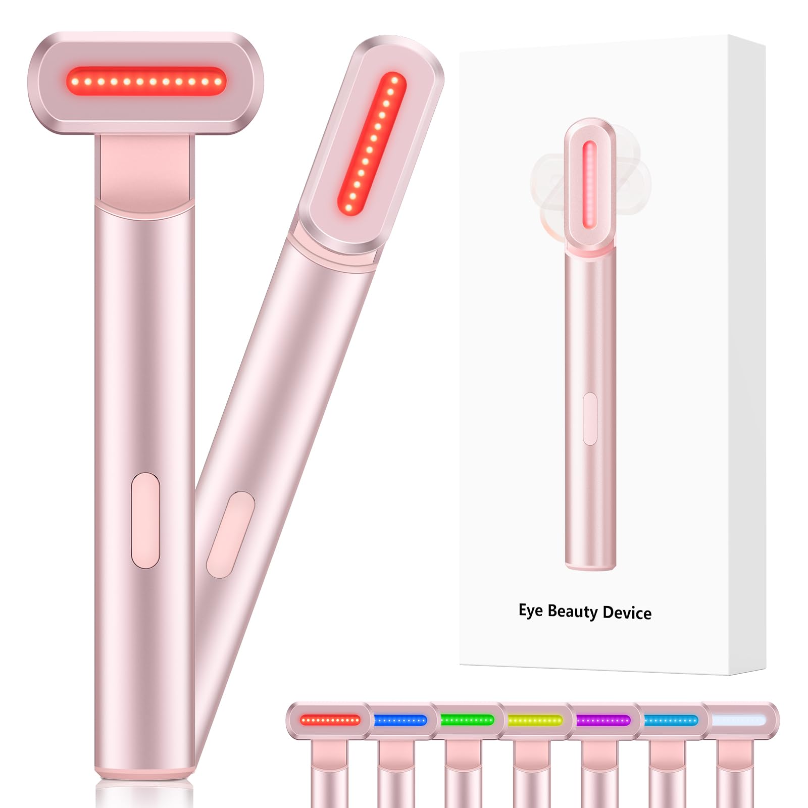 Londxin red-light therapy wand for the face with a calming glow.