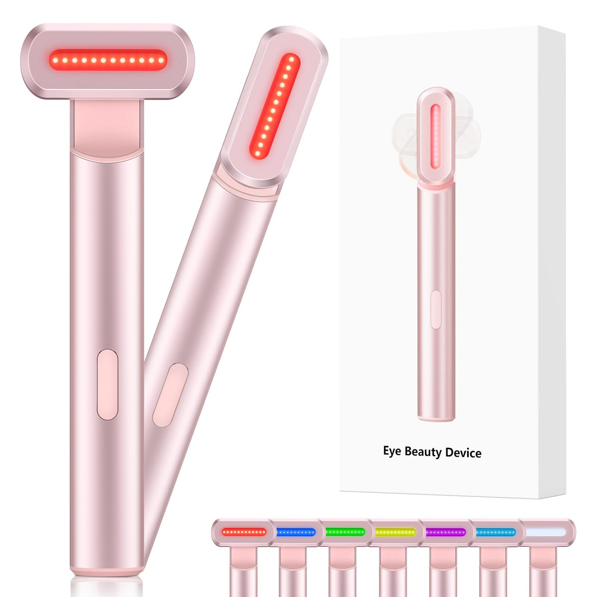 Londxin red-light therapy wand for the face with a calming glow.