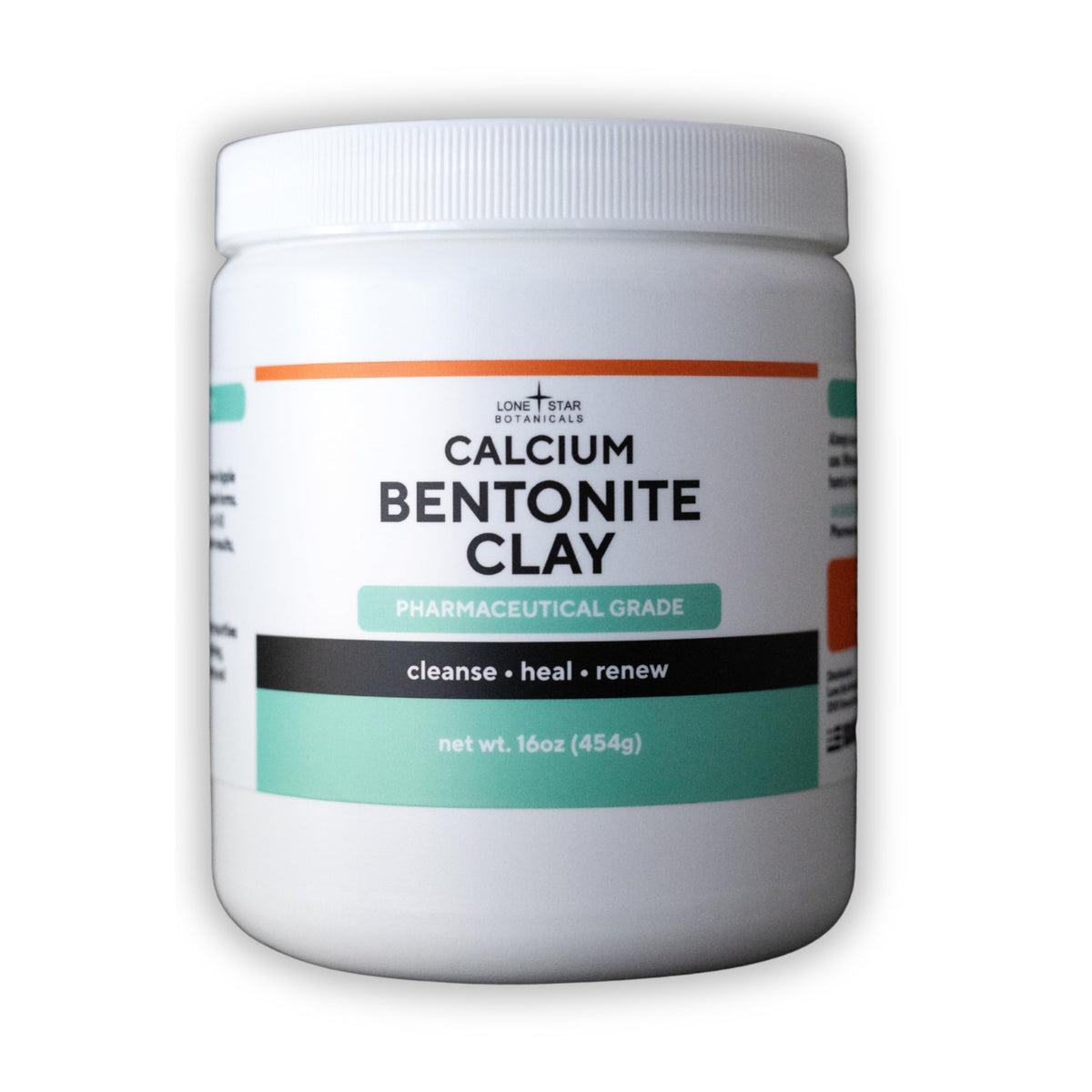 Lone Star Botanicals Calcium Bentonite Face Mask purifies pores and soothes sensitive skin.