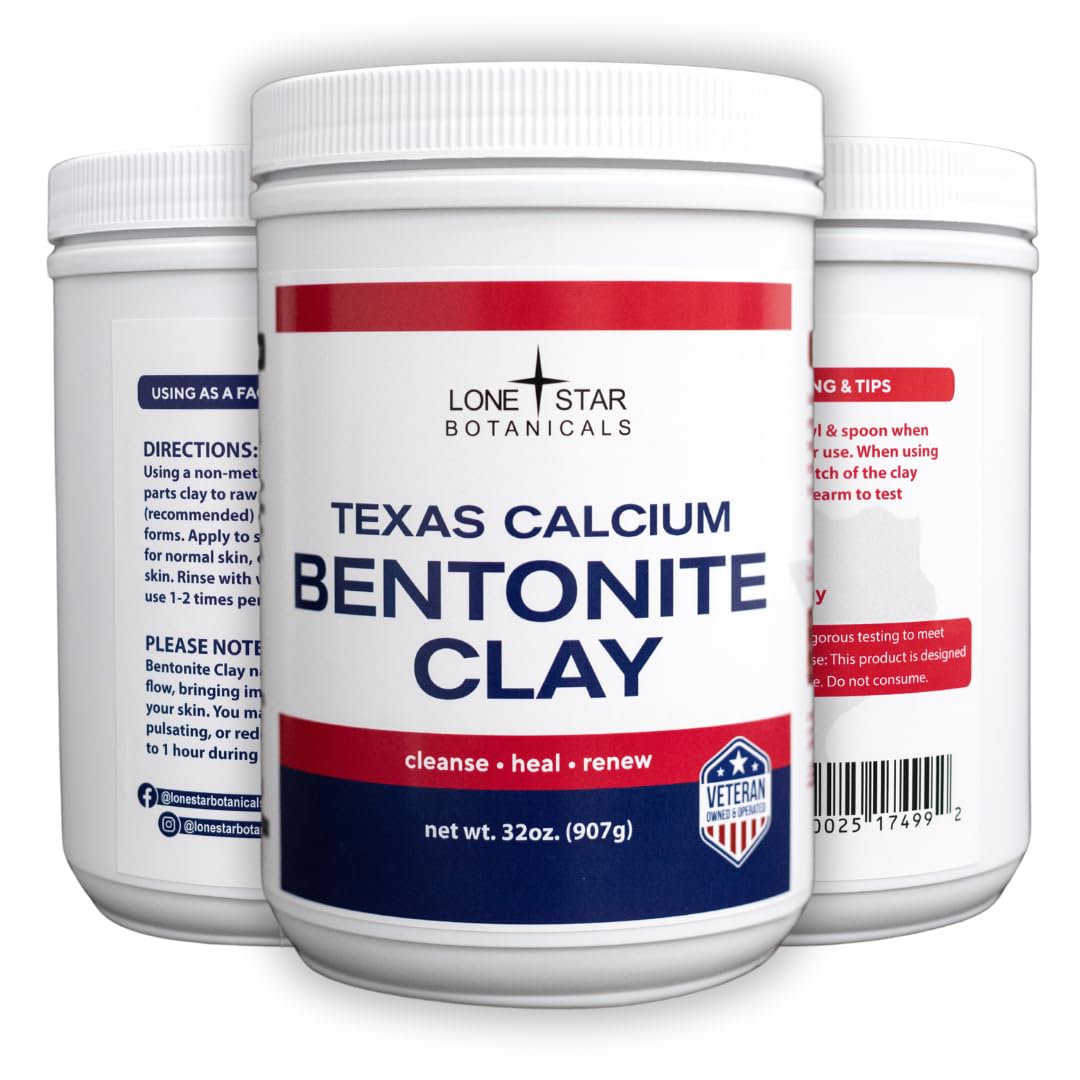Lone Star Botanicals facial detox with gentle mineral-rich bentonite clay