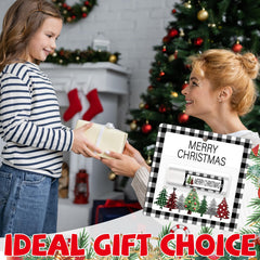 Lonfliness buffalo plaid Christmas lip balm highlights holiday style and warmth.