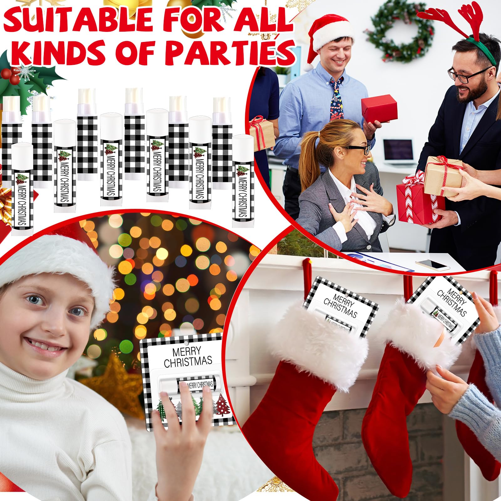 Lonfliness coworker gift lip balm for festive office gifting.