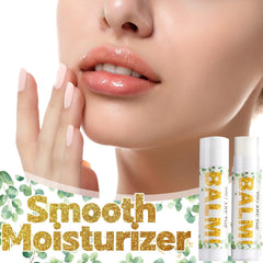 Lonfliness eucalyptus leaves design lip balm tube for elegant party favors.