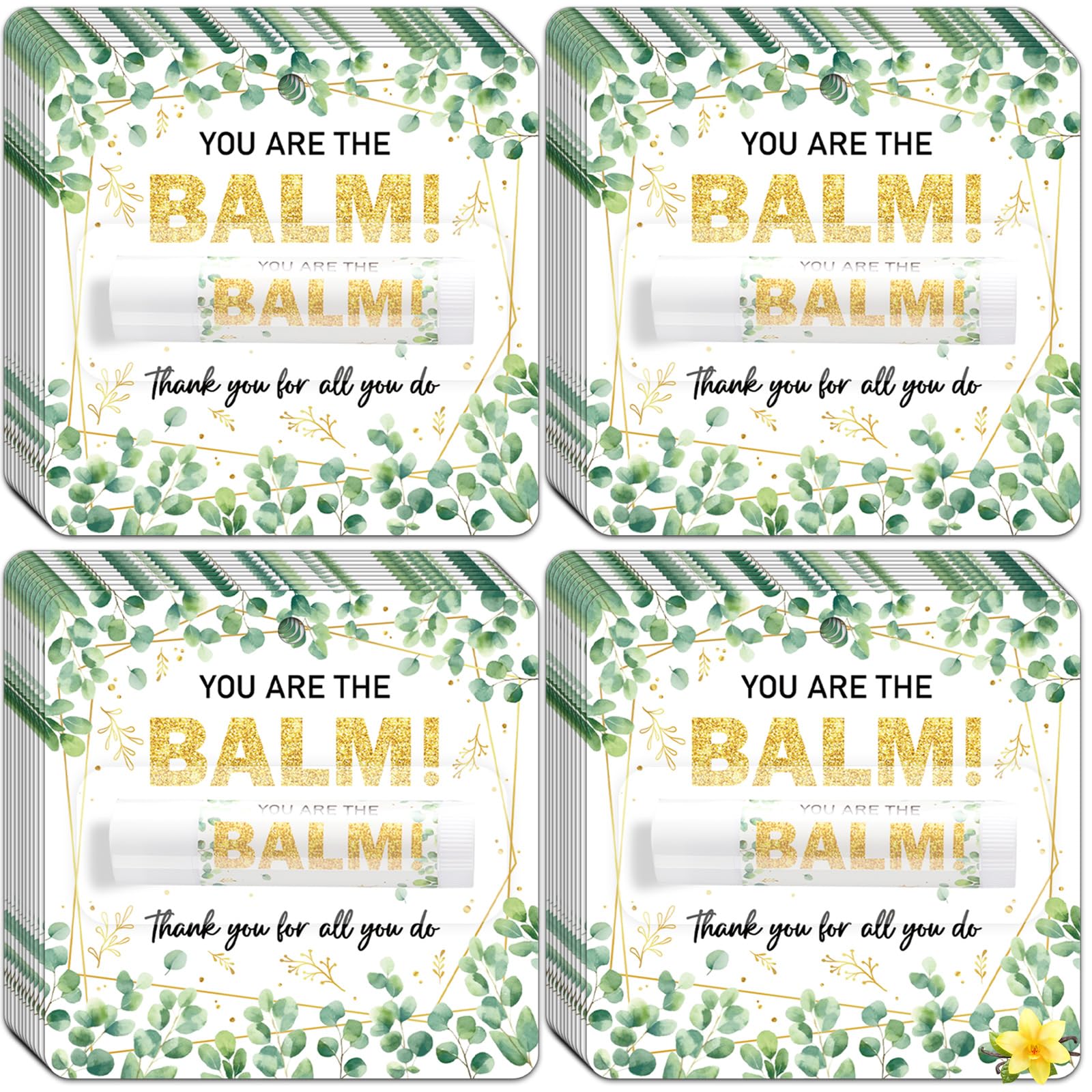 Lonfliness You Are The Balm lip balm tube with gift-ready sentiment.