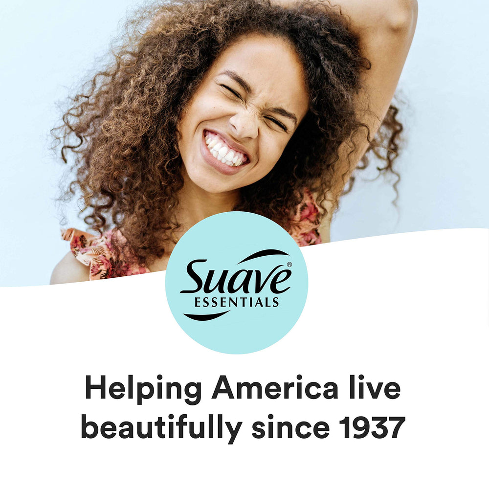 Long-lasting scent after shower with Suave Ocean Breeze.