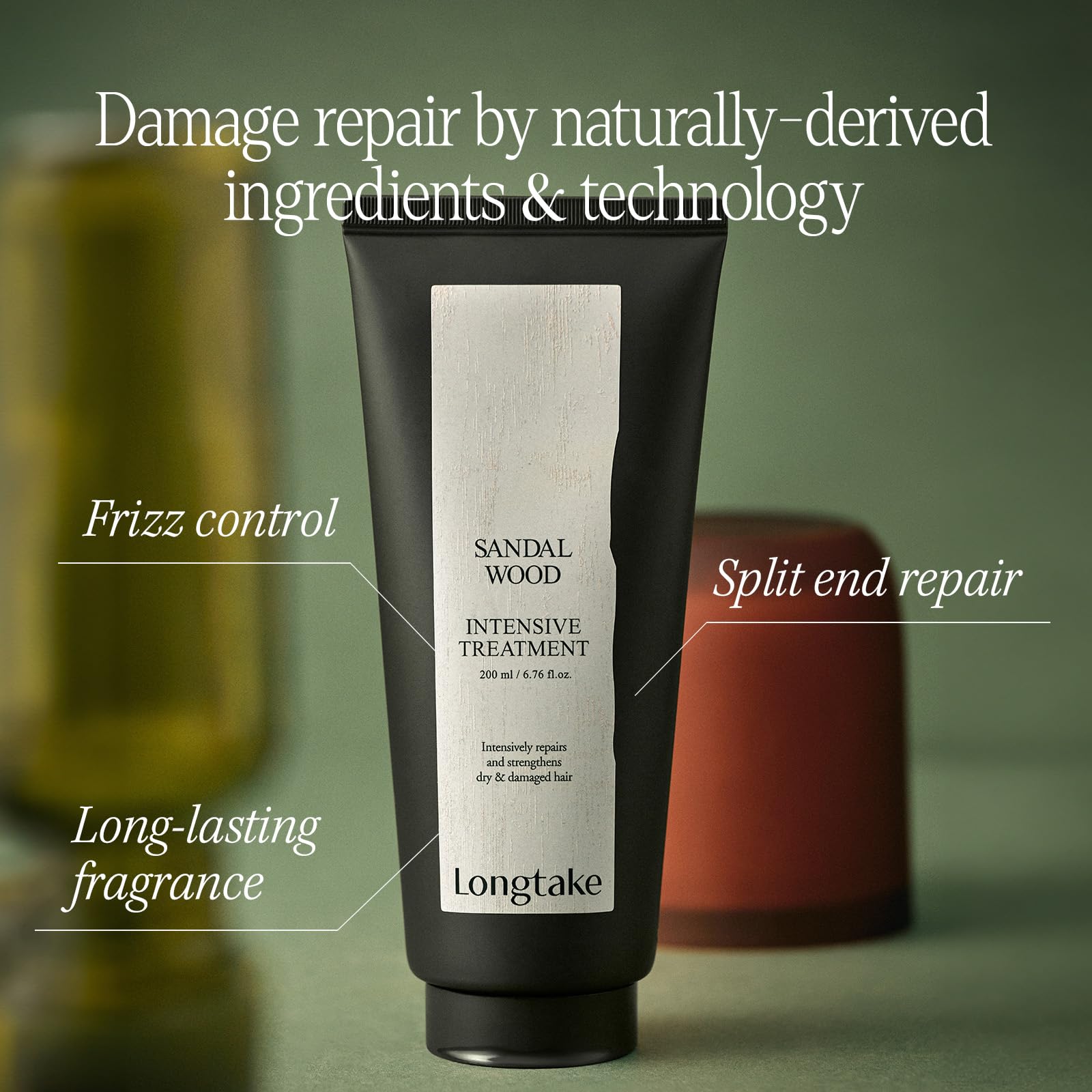LONGTAKE phyto-keratine complex ingredients enriching damaged hair
