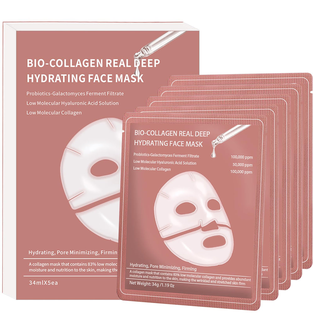 Loobexery bio-collagen mask pack delivering intense overnight hydration and glow