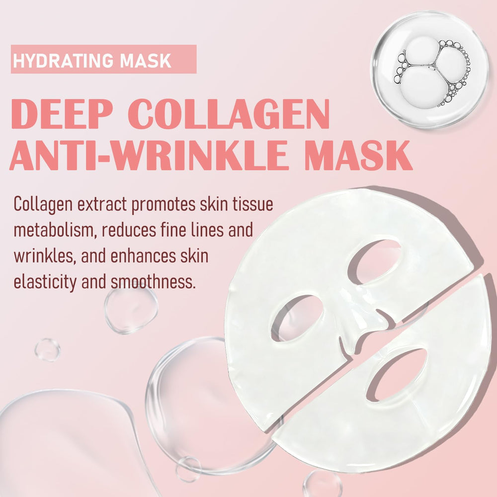 Loobexery collagen mask highlighting anti-aging and elasticity support