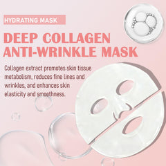 Loobexery collagen mask highlighting anti-aging and elasticity support