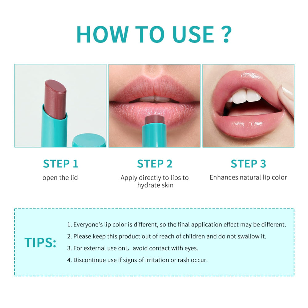 Loobexery compact packaging emphasizes travel-friendly lip care.