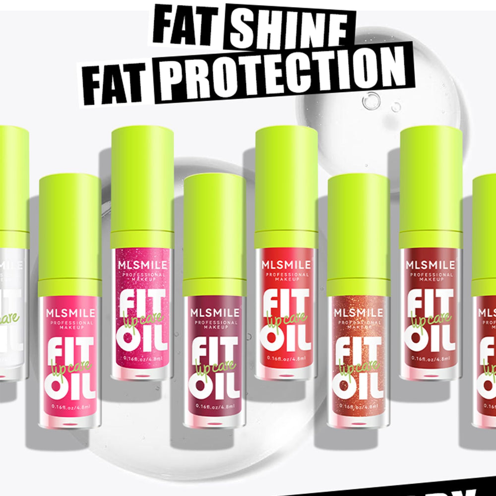 Loobexery fat oil lip gloss big brush head close-up for smooth application