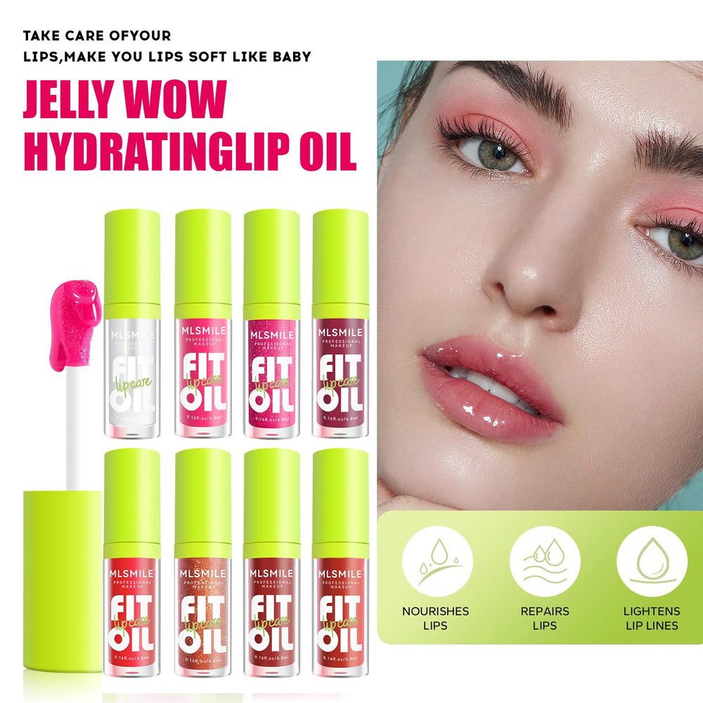 Loobexery fat oil lip gloss red swatch for bold shine