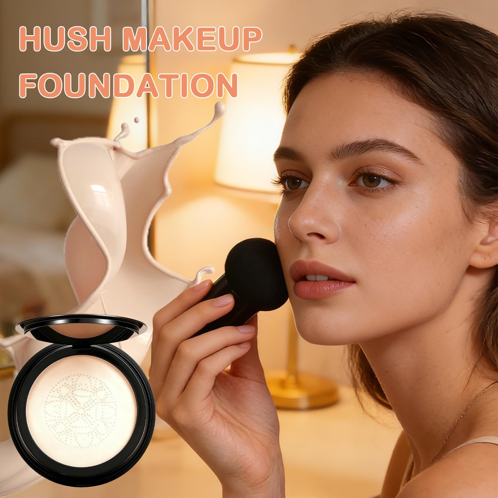 Loobexery Hush Foundation designed for mature, sensitive skin wear.