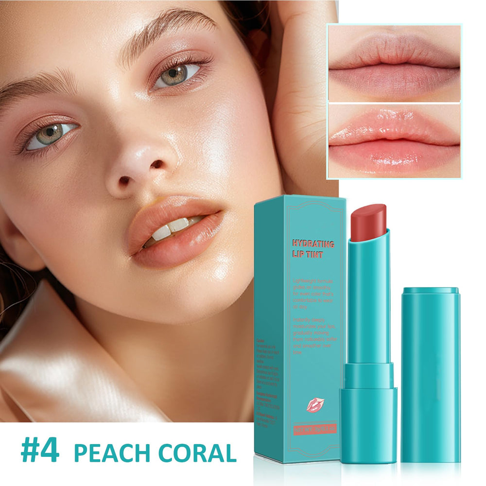 Loobexery lip tint glossy finish close-up showing vibrant shine.