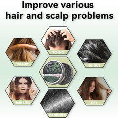 Loobexery shampoo bar lathering during application for sensitive skin care.