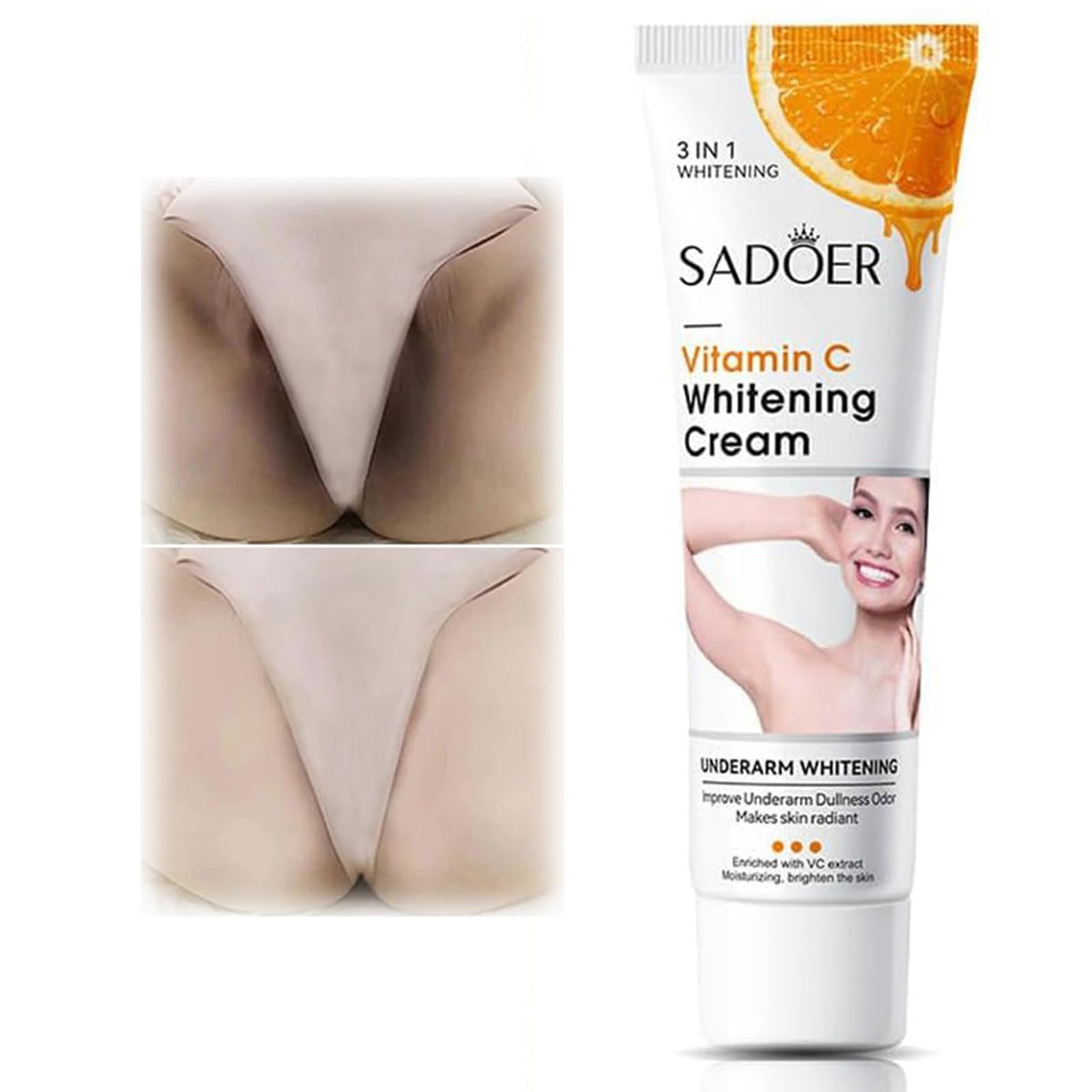 Loobexery skin whitening cream bottle for even tone and gentle brightness.
