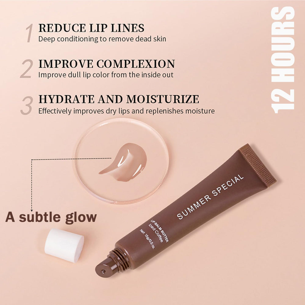 Loobexery Summer Lip Butter angled applicator enables precise, effortless lip coverage.