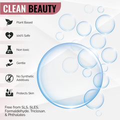 LOOKATME Korean Face Wash sensitive-skin photo demonstrates soothing, non-irritating cleansing action