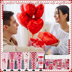 Loopeer 36-pack gift set wrapped in romantic red and pink designs