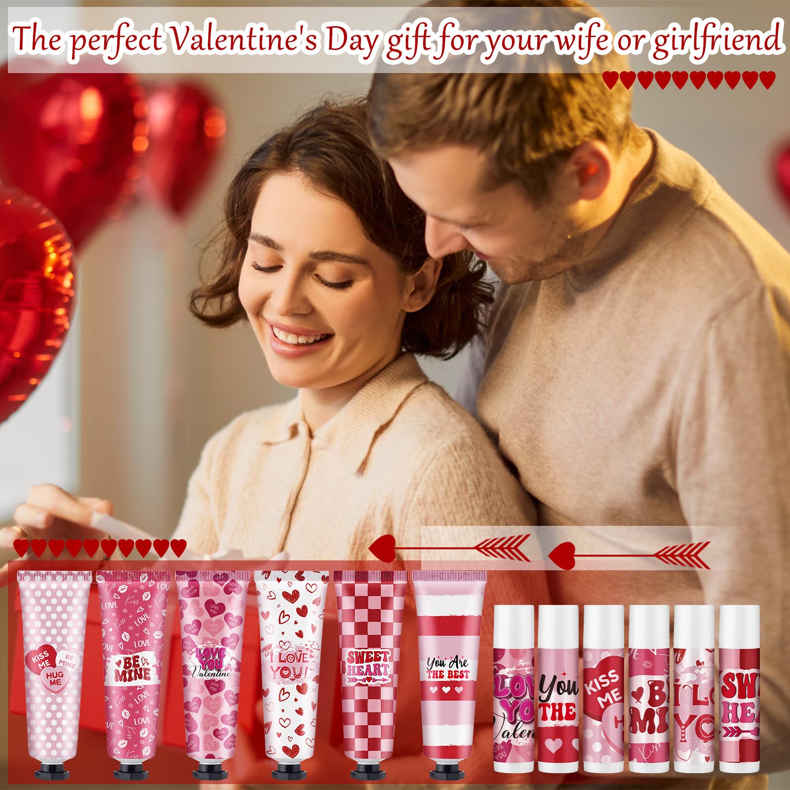 Loopeer romantic back cards enhance Valentines gift moments.