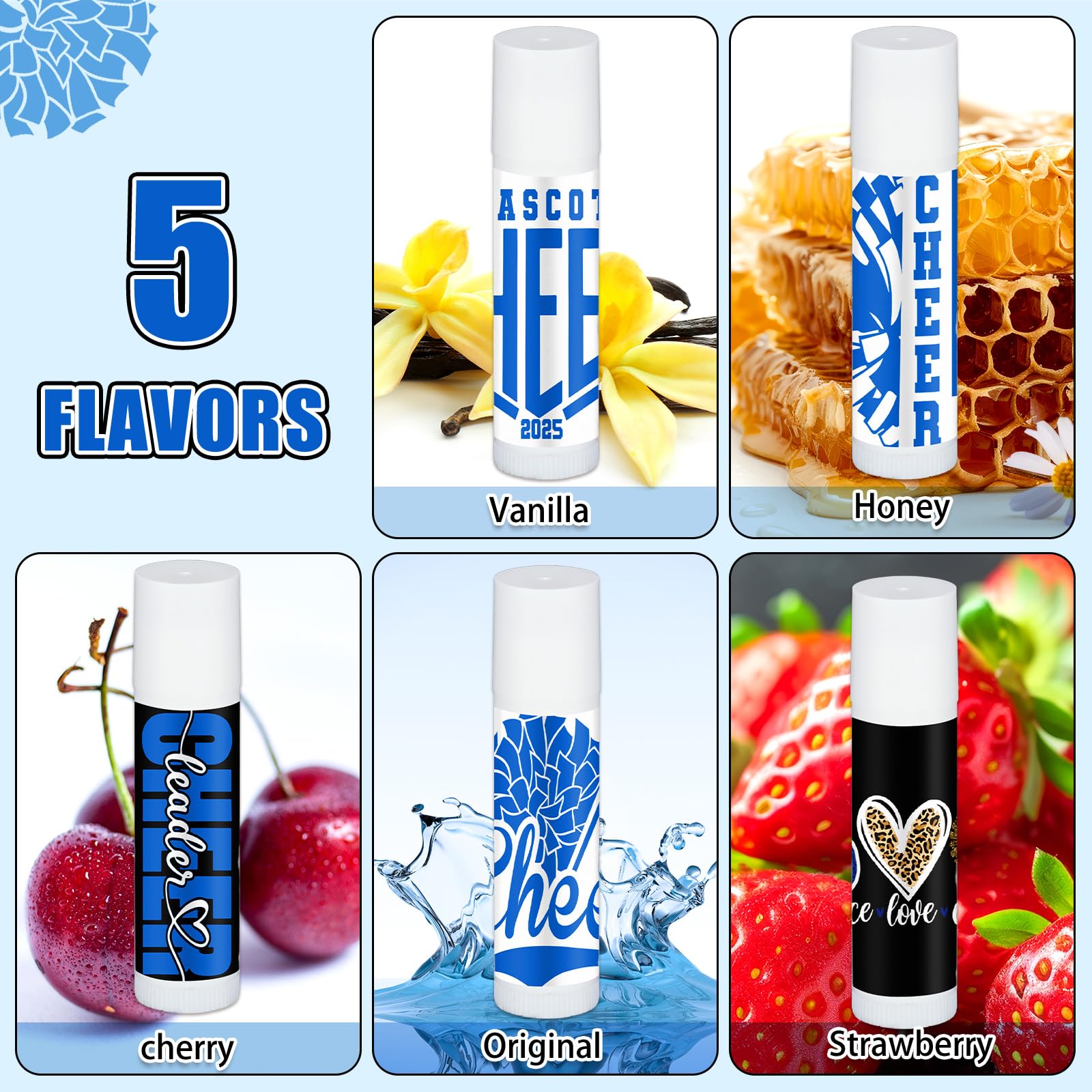 Loopeer blue cheer lip balm original flavor for daily lip nourishment.