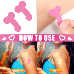 Loopeer self-adhesive tanning stickers waterproof and long-lasting on skin